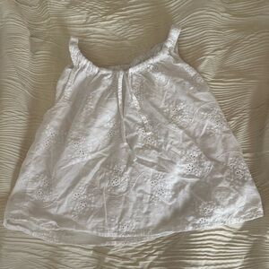 Pointelle White Top